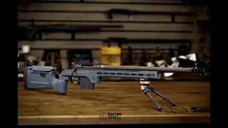 Custom 6.5 CM rifle build using KRG Bravo chassis, Vision rail