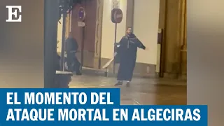 El momento del ataque mortal contra Diego Valencia en Algeciras | EL PAÍS