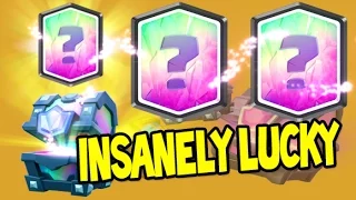 Clash Royale | CRAZY LUCKY CHEST OPENING ! Legendary , Giant, Magical & Super Magical Chests !