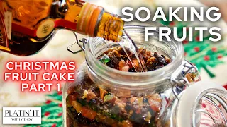 Soaking the Dry Fruits | Super Moist Fruit Cake Recipe Part 1 | Holiday Favourites