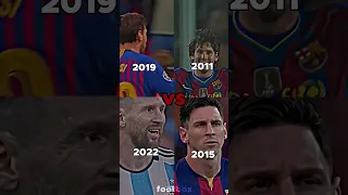 Comparing the scariest versions of Messi together🥶