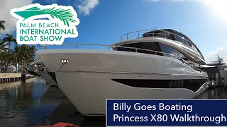 Stunning Princess Yachts X80 Premiere at 2023 Palm Beach International Boat Show