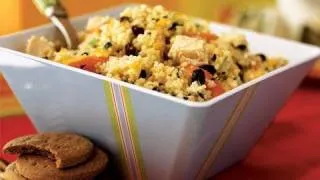 Couscous Salad with Chicken and Chopped Vegetable Recipe