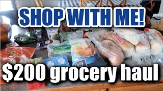 SHOP WITH ME! LARGE FAMILY WALMART GROCERY HAUL 2019 ON A BUDGET | VLOGMAS #21