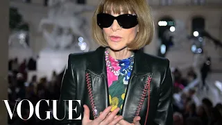 Anna Wintour on the Trends of Paris Fashion Week