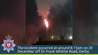 Footage of phone mast fire released as part of appeal