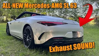 Here Are The Sweet Sounds Of The Twin Turbo V8 2023 Mercedes-AMG SL 63!