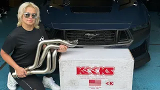 GAINS! 40 HP W/ KOOK HEADERS on Stock 2024 MUSTANG!