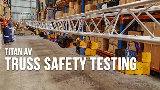 Lighting truss safety test!