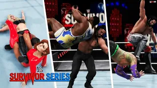 WWE Survivor Series 2021 Full Show Simulation - WWE 2K20 Highlights