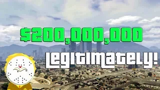 GTA Online Hitting 200 Million Legitimately No Glitch, No Mod ($198,004,644 to $200,659,344 )