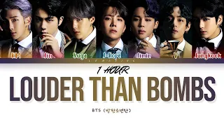[1 HOUR] BTS Louder than bombs Lyrics (방탄소년단 Louder than bombs 가사) [Color Coded Lyrics/Han/Rom/Eng]