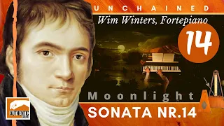 Beethoven Sonata Nr.14 "Moonlight" - Opus 27 Nr2 - Historical Tempo Reconstruction-  Wim Winters