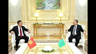 Садыр Жапаров встретился с Президентом Туркменистана Гурбангулы Бердымухамедовым