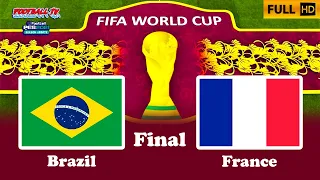 PES 2021 | Final FIFA World Cup 2022 | BRAZIL vs FRANCE | eFootball Gameplay PC