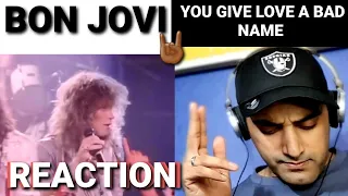 FIRST Time Reaction - Bon Jovi - You Give Love A Bad Name (Official Music Video)