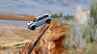 Cars vs Cliff Roads - BeamNG.drive - GamePlay #2