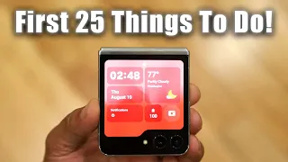 Samsung Galaxy Z Flip 5 - First 25 Things To Do!