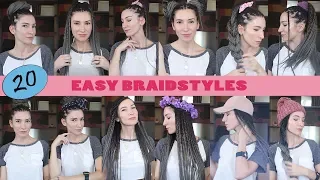 Топ 20 ПРИЧЕСКИ ИЗ АФРОКОСИЧЕК | Box Braids