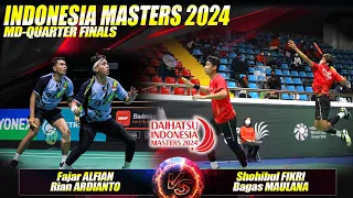 Fajar ALFIAN/Rian ARDIANTO [INA] vs Shohibul FIKRI/Bagas MAULANA [INA] | Indonesia Master 2024