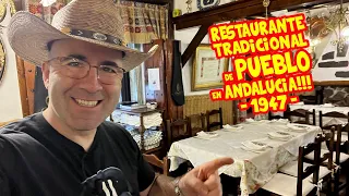 COMIDA TIPICA ANDALUZA en un RESTAURANTE TRADICIONAL de PUEBLO!!! 🤠