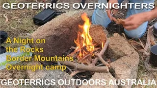 A Night on the Rocks, overnight camping, father-son in the Border Mountains of NSW/QLD, Australia 4K