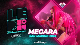 🇸🇲 Megara "11:11" (San Marino 2024) - LIVE @ London Eurovision Party 2024