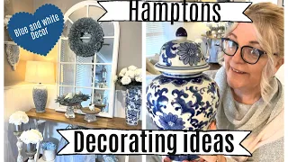 HAMPTONS DECORATING IDEAS | DECORATE WITH ME IN THE HAMPTONS STYLE