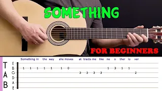 SOMETHING | Easy guitar melody lesson for beginners (with tabs) - The Beatles