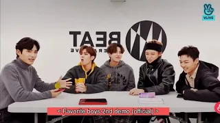 A.C.E letting us hear their demo version of Favorite boys & Take Me higher