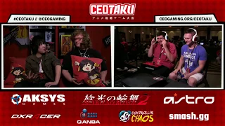 CEOTAKU 2017 GGXXACPR Top 8 - SRK WOOCASH vs MR.TWO