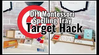 TARGET HACK | DIY Montessori Tray
