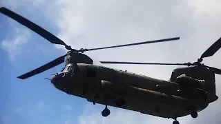 Army Waterborne Operations From UH-60 Black Hawk and CH-47 Chinook Helicopters