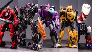 This is why i like transformers！Movie SS and generation series  toys stop motion animation