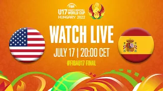 Full Basketball Game | FINAL: USA v Spain | FIBA U17 Women's Basketball World Cup 2022