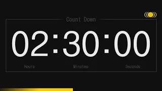 2 hours 30 minutes alarm timer (countdown) basic 1080p