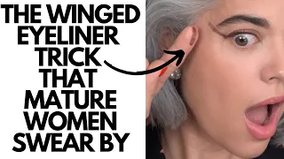 The Winged Eyeliner Trick🔥That Mature Women Swear By | Nikol Johnson