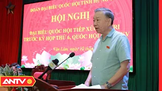Bộ trưởng Tô Lâm giải đáp nhiều vấn đề nóng của cử tri Hưng Yên trước kỳ họp thứ 6 | ANTV