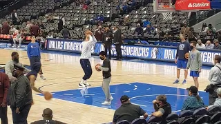 Luka Doncic entire pregame shootaround 2/12/22 vs LA Clippers