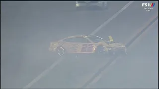 JOEY LOGANO FINAL LAP CRASH (ALTERNATE VIEW) - 2022 BLUEGREEN VACATIONS DUEL 2 AT DAYTONA