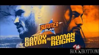 WWE' Summerslam 2014 Roman Reigns vs Randy Orton Match Card [HD]