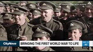 Ground breaking film shows the First World War in colour and