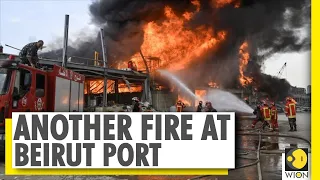 Fire just a month after Beirut explosion | Beirut port fire