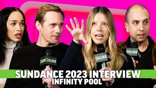 Infinity Pool Interview with Mia Goth and Alexander Skarsgård