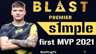 S1MPLE MVP of BLAST Premier Global Final 2020