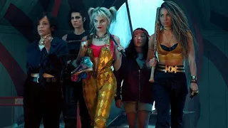 Birds of Prey - Harley Quinn vs Prisoners and Cops - Police Station Fight Scene Part One