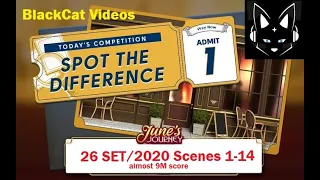 Junes Journey Spot The Differences 26/09/2020 scenes 1-14