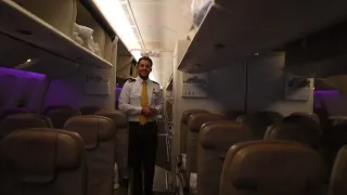 Inside Saudia Airlines Boeing 777-300ER Economy Class