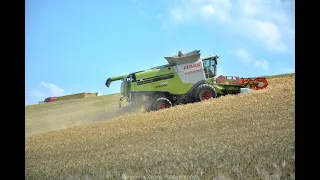 Žatva - Harvest 2020 - 2x Claas Lexion 600 + 780; Axion 920; John Deere 7830; 8320R; New Holland T7