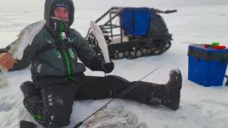 УДОЧКА В ДУГУ!!! ПОПАЛ НА ХАПОК И ЖОР СУДАКА на Оби, водохранилище. Зимняя ловля судака на блëсна